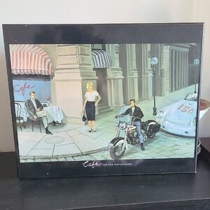 Cafe on the Boulevard Wall Art Marilyn MONROE James Dean Elvis